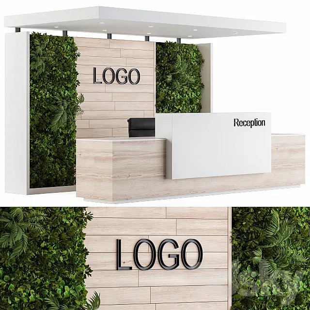 Reception FitoWall Design 3D Model