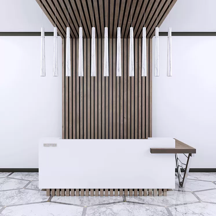 Reception for office C2 3D Model Reception for office C2 3D Model