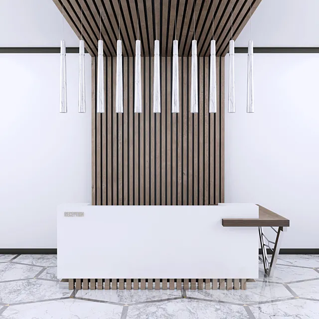 Reception for office C2 3D Model Reception for office C2 3D Model