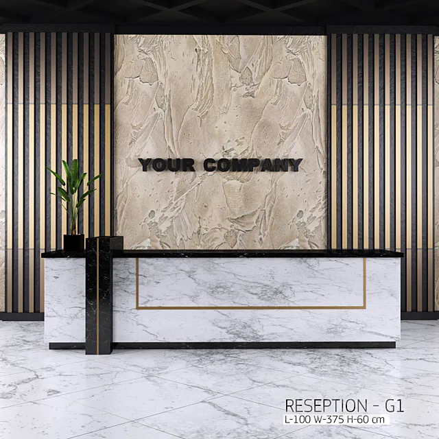 Reception g1 3D Model Reception g1 3D Model