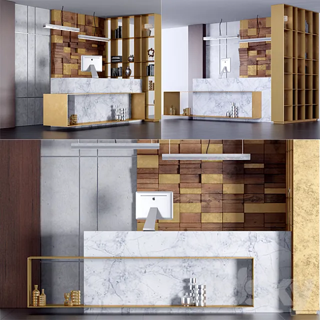 Reception_2 3D Model Reception_2 3D Model