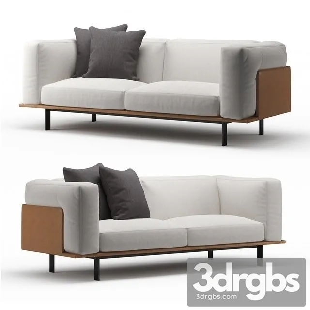 Recess Linteloo 3 seater sofa 3D Model Download