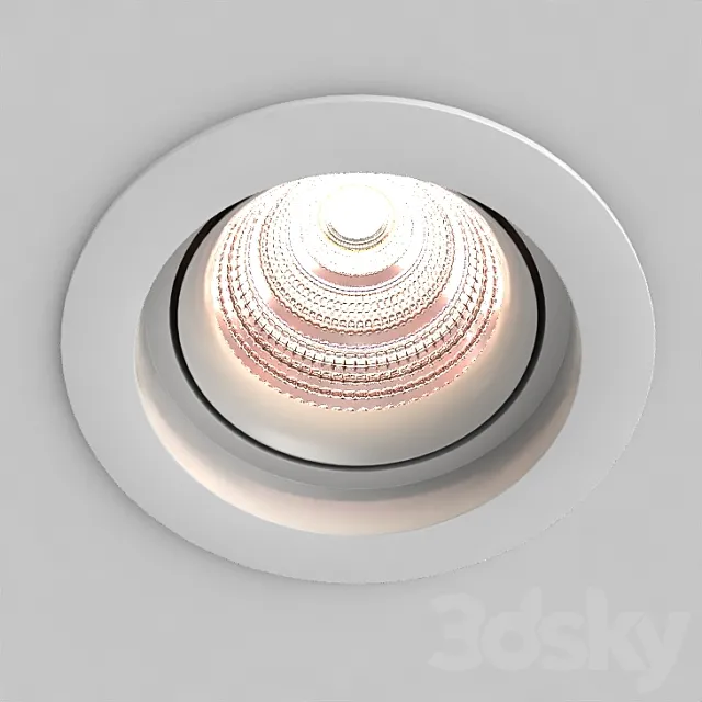 Recessed Ceiling Light Downlight 3D Model