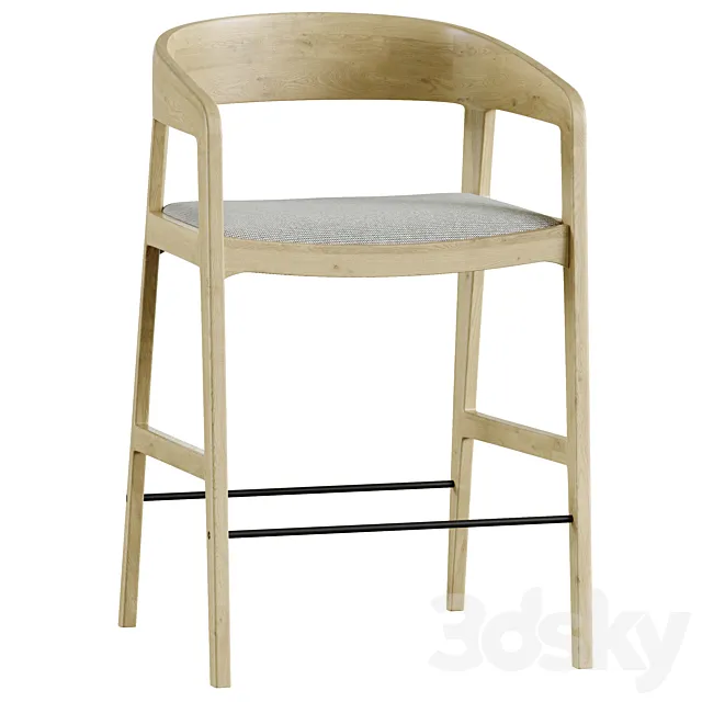 Rechoto bar chair 3D Model