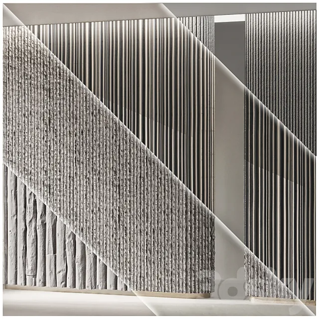 reckli materials strip concrete 3D Model reckli materials strip concrete 3D Model