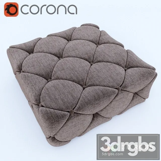 Reclining Fabric Chair 3D Model Download