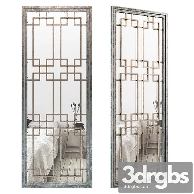 Rectangular wall mirror – eichholtz mota 109556 3D Model Download