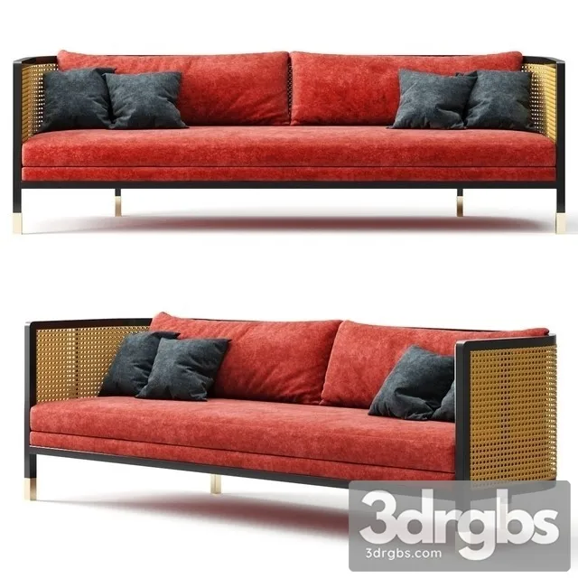 RED Edition Sofa Series Cannage 3D Model Download