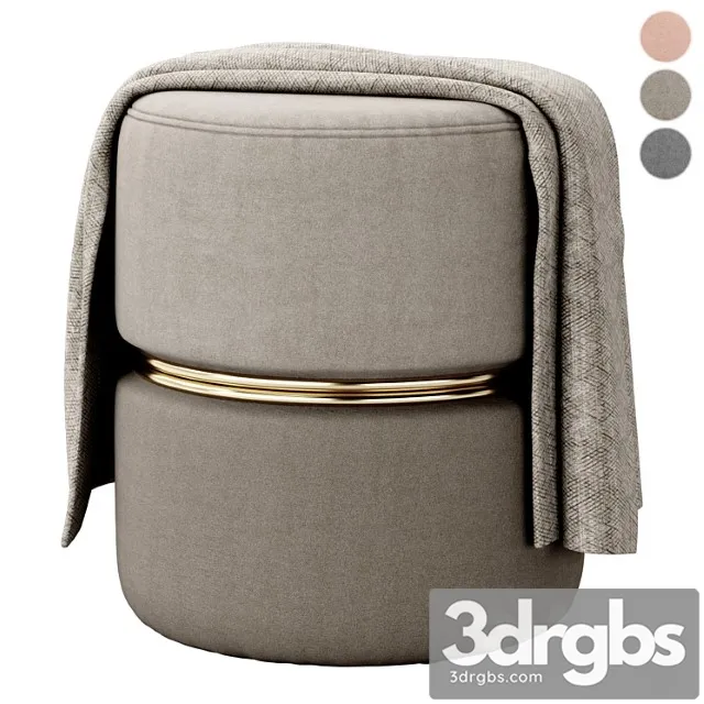 Red pink accent stool by dutch furniture Red pink accent stool by dutch furniture