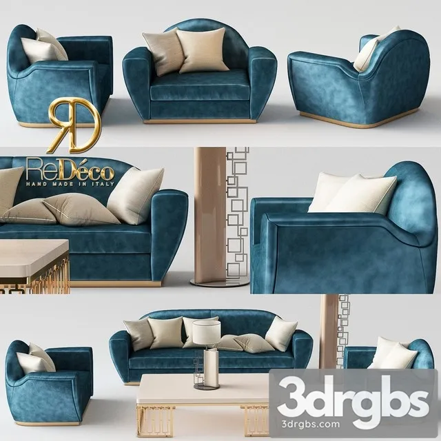 Redeco Collection 2017 Living Room 3D Model Download