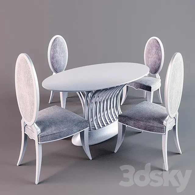 Redeco table chair 3D Model Redeco table chair 3D Model