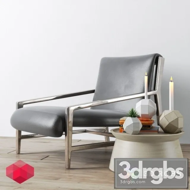 Redhome Chair Set Decor 3D Model Download