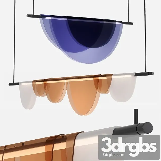 Reechnyi Svetodiodnyi Svetilnik Lampatron Equal I Equal Blue 3D Model Download