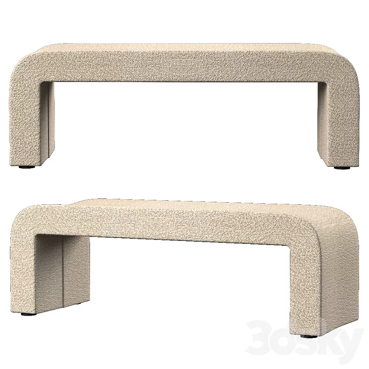 Reeno Bench Studio Twenty Seven 3D Model Reeno Bench Studio Twenty Seven 3D Model