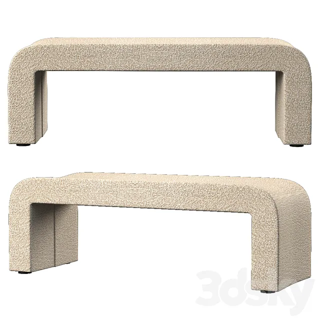 Reeno Bench Studio Twenty Seven 3D Model Reeno Bench Studio Twenty Seven 3D Model
