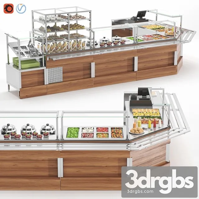 Refettorio power distribution line 3D Model Download