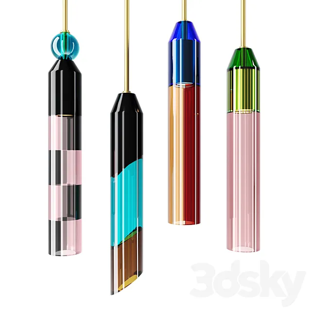 Reflections Copenhagen CARNIVAL Pendant Light 3D Model