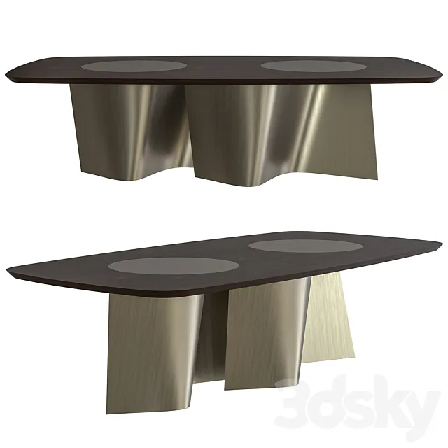 Reflex Esse 72 Bevelwood Table 3DModel
