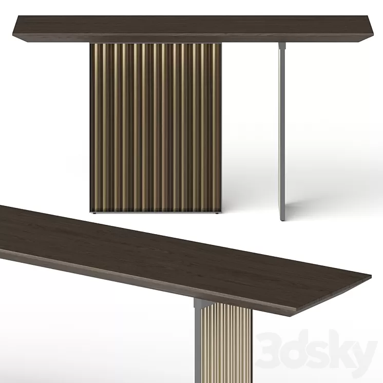 Reflex Monolite Console Table 3D Model Reflex Monolite Console Table 3D Model