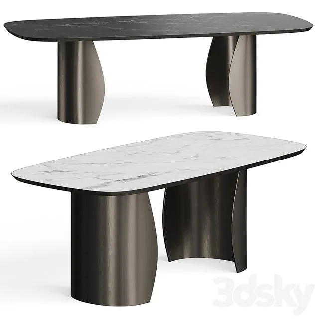 Reflex Petalo 72 Dining Table 3D Model Reflex Petalo 72 Dining Table 3D Model