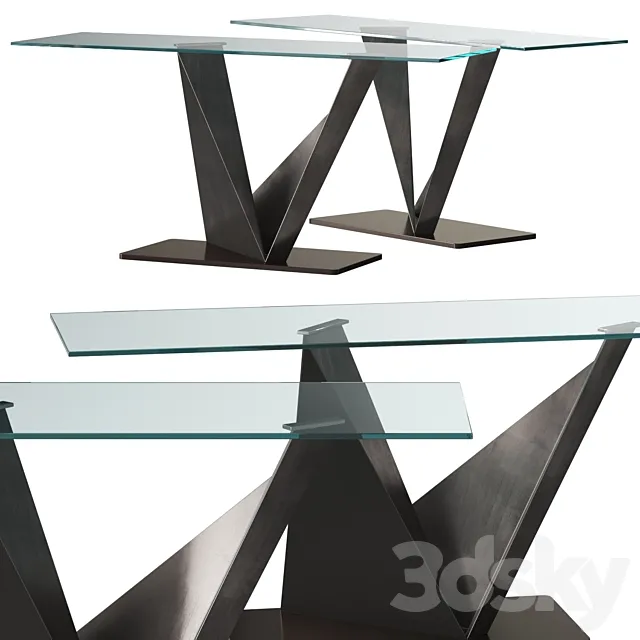 Reflex Prisma Console Table 3DModel