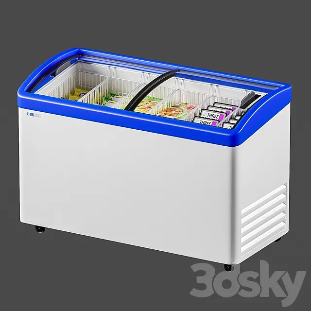 Refrigerated chest 3D Model