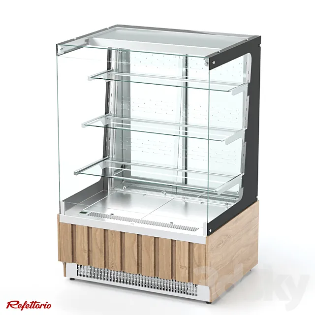 Refrigerated confectionery showcase (3 shelves) RKC2 AO Crystal 3D Model