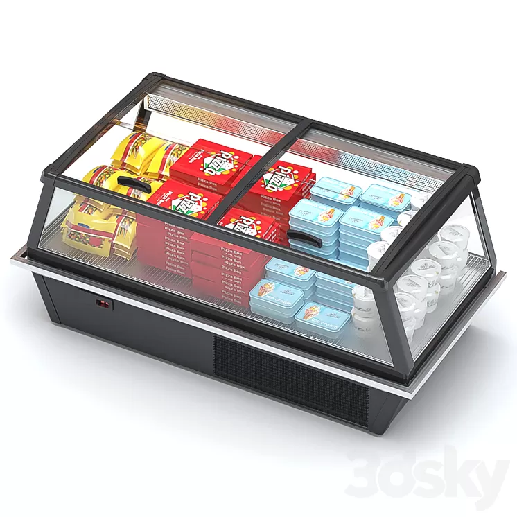 Refrigerated display case HitLine 3D Model
