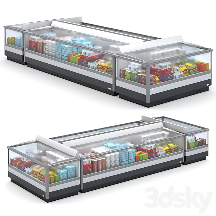 Refrigerated Display Cases 3D Model