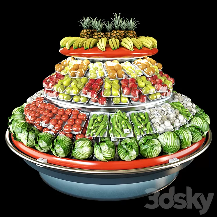 Refrigerated Hill Bonnetneve Amphi Loggia 3D Model