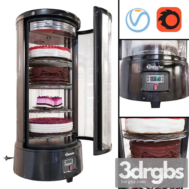 Refrigerated Showcase Bartscher 3D Model Download