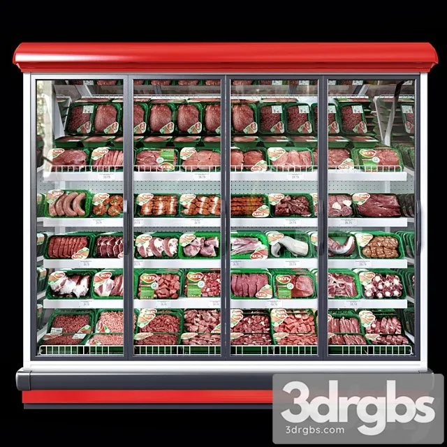 Refrigerated showcase bonnetneve proxima 3D Model Download