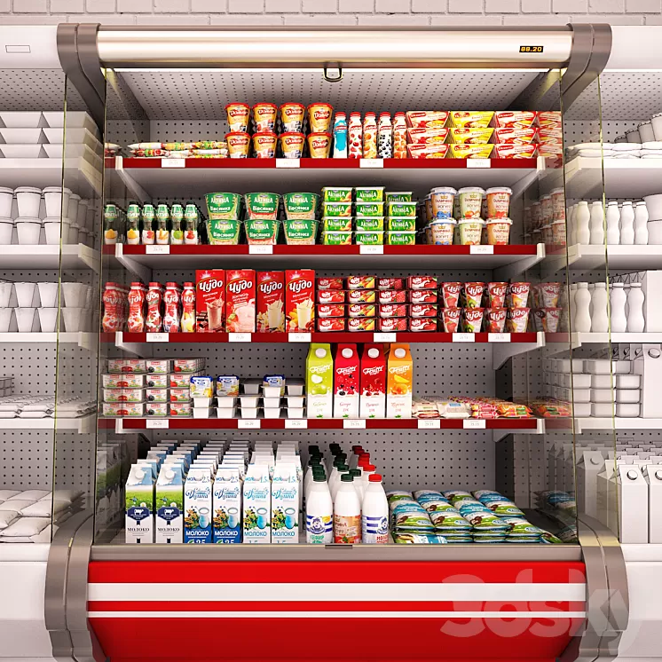Refrigerated showcase Fortune 3D Model