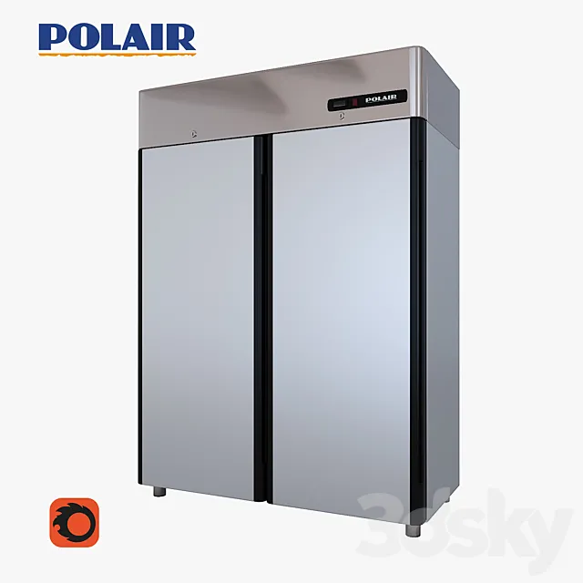 Refrigerating cabinet POLAIR CM110-GK 3D Model