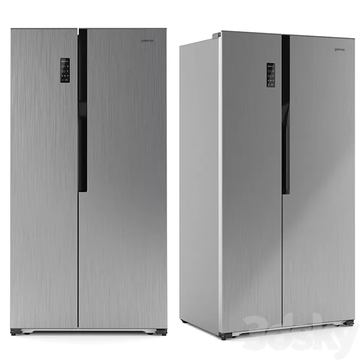 Refrigerator Gorenje NRS9181MX 3D Model