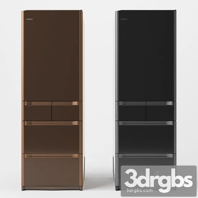 Refrigerator Hitachi RE 5000 U Kht 3D Model Download