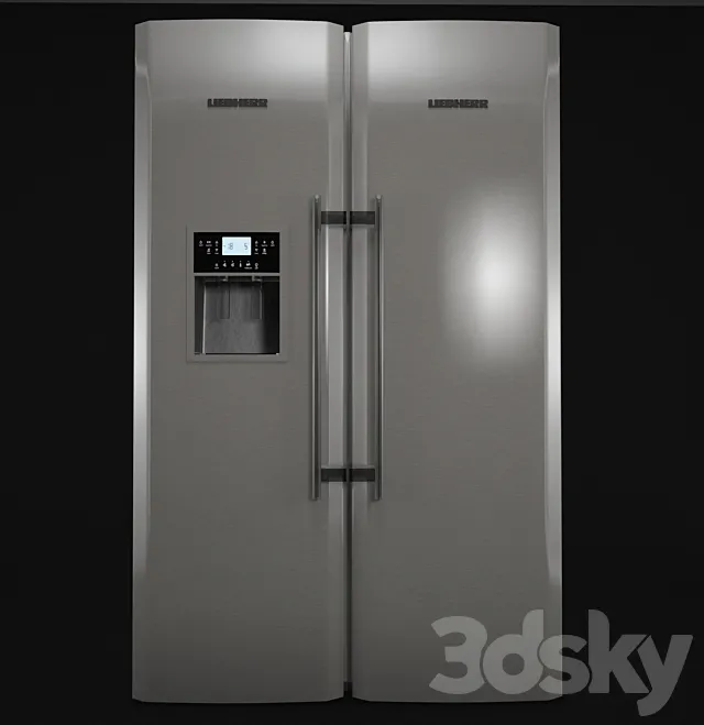 Refrigerator Liebherr SBSes 8283 3D Model