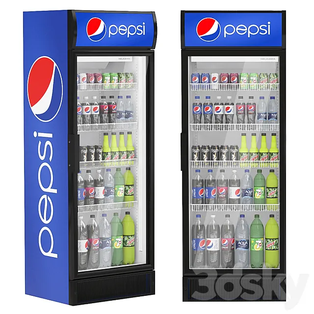 Refrigerator Pepsi 3DModel