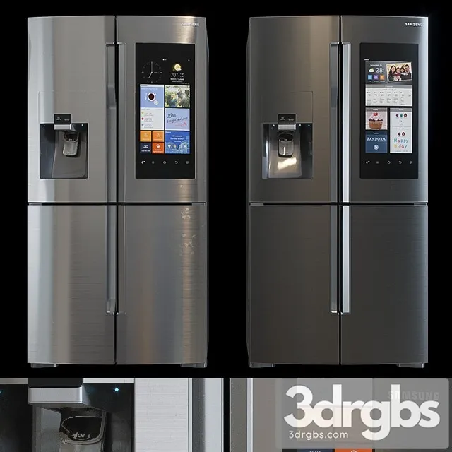 Refrigerator Samsung R 3D Model Download