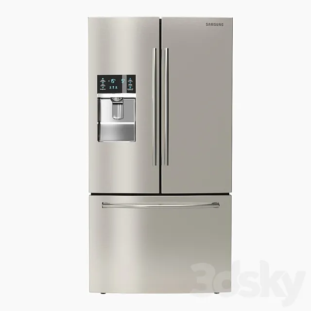Refrigerator Samsung RF28HFEDBSG 3DModel
