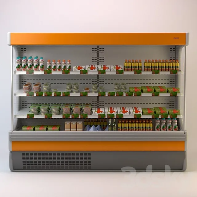 Refrigerator showcase 3DModel
