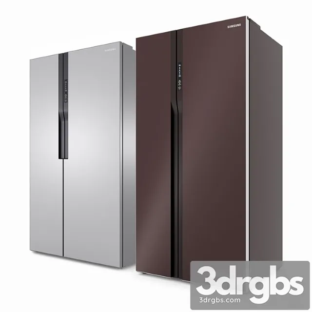 Refrigerators Samsung Side By Side 3D Model Download