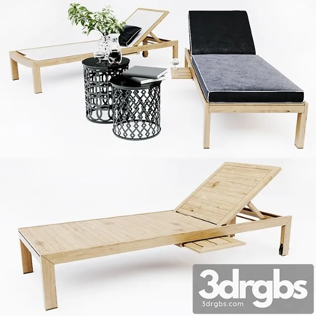 Regatta natural lounge collection 2 2 3D Model Download