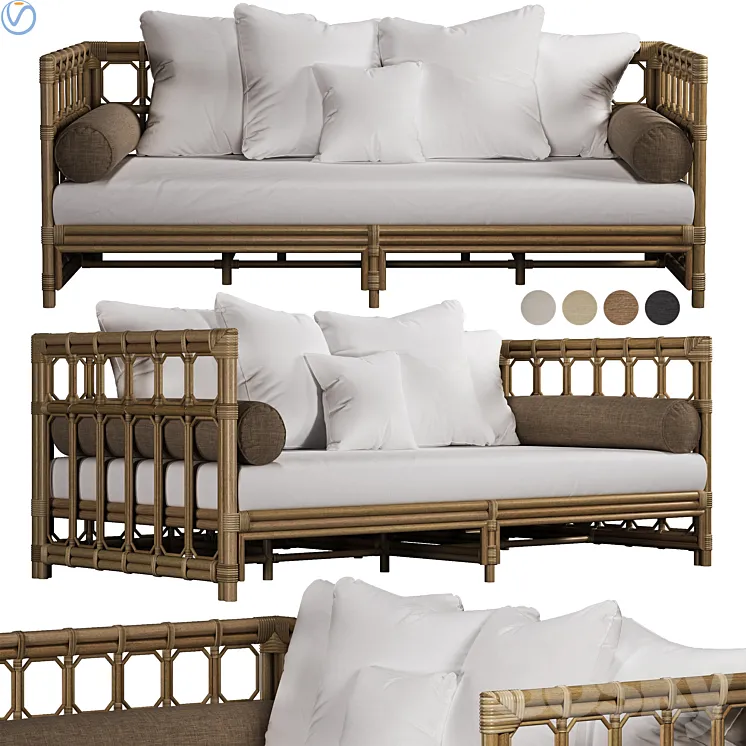 Regeant daybed 3D Model Free Download