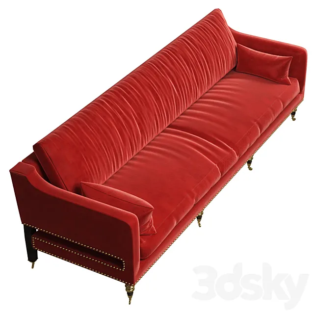 Regency Sofa 3D Model Regency Sofa 3D Model