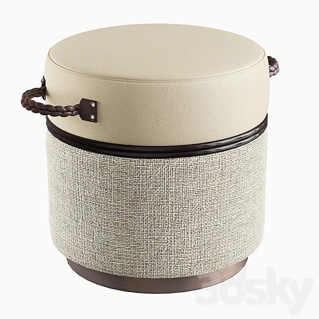 REGENCY STORAGE OTTOMAN 3DModel REGENCY STORAGE OTTOMAN 3DModel