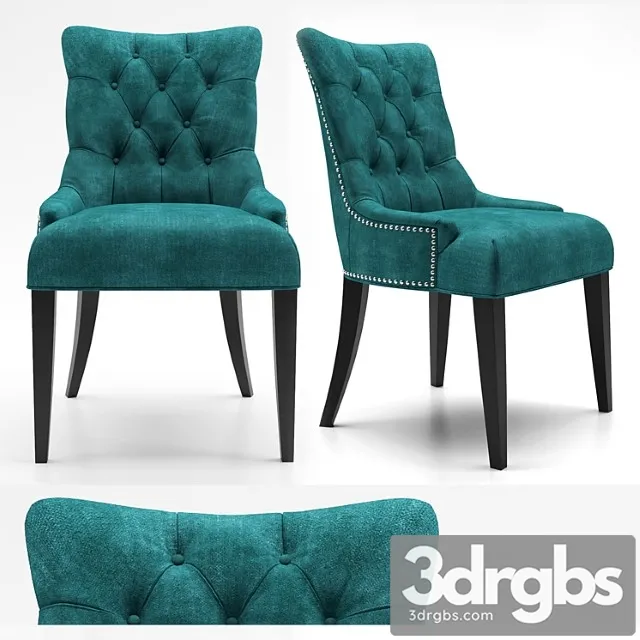 Regent upholstered dining chair 2 3D Model Download Regent upholstered dining chair 2 3D Model Download