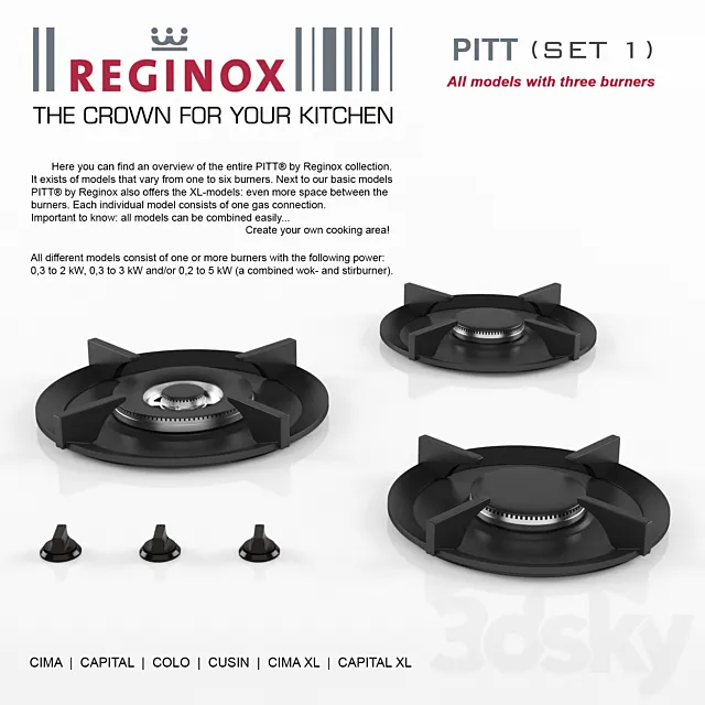 Reginox PITT SET 1 3DModel