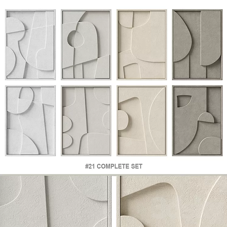 Relief # 21 COMPLETE SET 3D Model Free Download