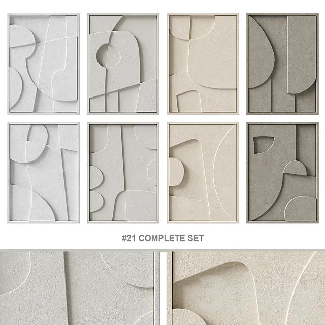 Relief # 21 COMPLETE SET 3DModel